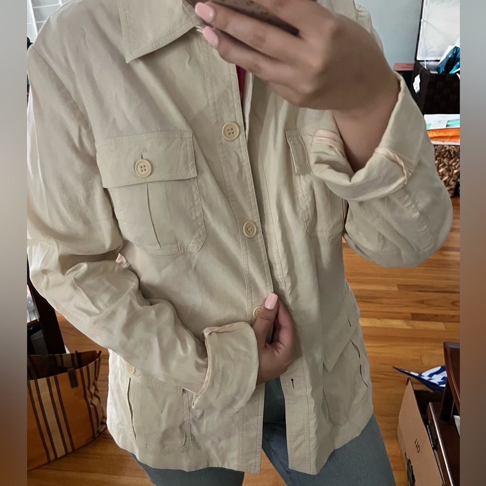 Theory Linen Jacket - Picture 8 of 9